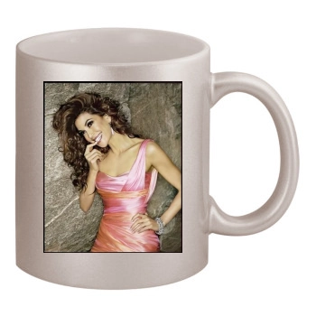 Teri Hatcher 11oz Metallic Silver Mug