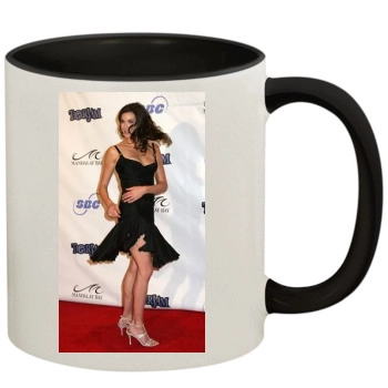 Teri Hatcher 11oz Colored Inner & Handle Mug