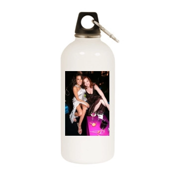 Teri Hatcher White Water Bottle With Carabiner