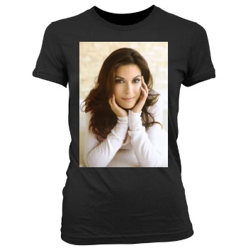 Teri Hatcher Women's Junior Cut Crewneck T-Shirt