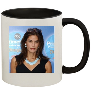 Teri Hatcher 11oz Colored Inner & Handle Mug