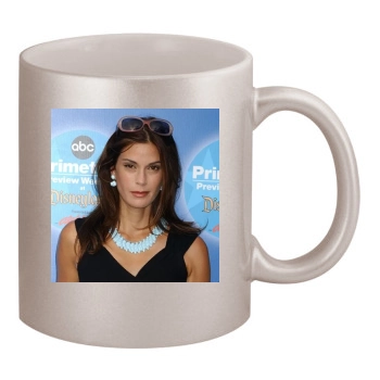 Teri Hatcher 11oz Metallic Silver Mug