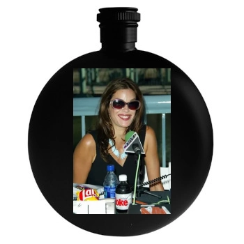 Teri Hatcher Round Flask