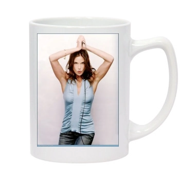 Teri Hatcher 14oz White Statesman Mug