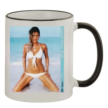 Teri Hatcher 11oz Colored Rim & Handle Mug