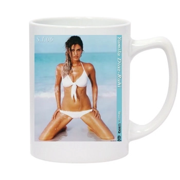 Teri Hatcher 14oz White Statesman Mug