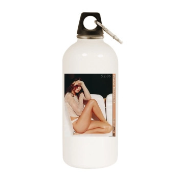 Teri Hatcher White Water Bottle With Carabiner