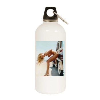 Teri Hatcher White Water Bottle With Carabiner