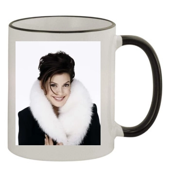 Teri Hatcher 11oz Colored Rim & Handle Mug