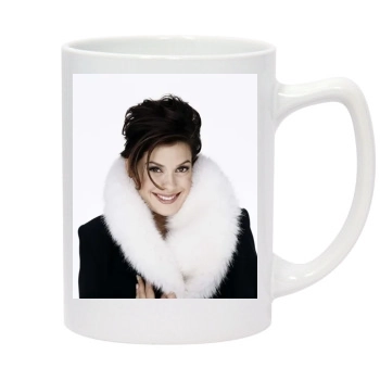 Teri Hatcher 14oz White Statesman Mug