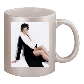 Teri Hatcher 11oz Metallic Silver Mug