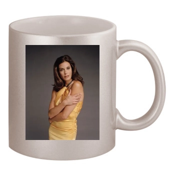 Teri Hatcher 11oz Metallic Silver Mug