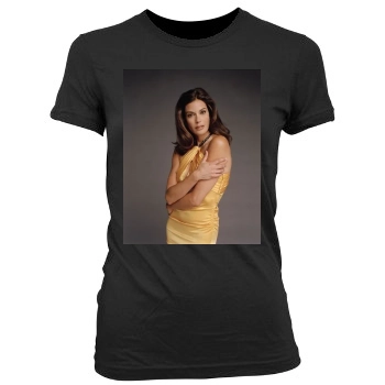 Teri Hatcher Women's Junior Cut Crewneck T-Shirt