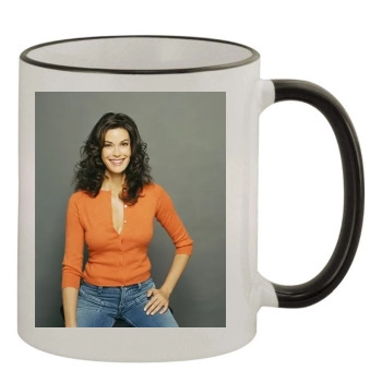 Teri Hatcher 11oz Colored Rim & Handle Mug