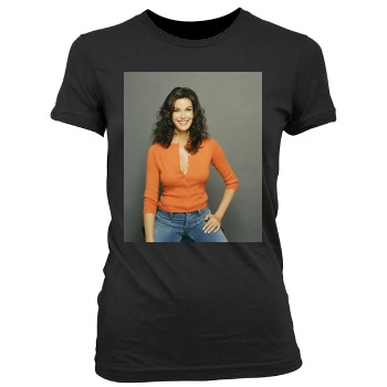 Teri Hatcher Women's Junior Cut Crewneck T-Shirt