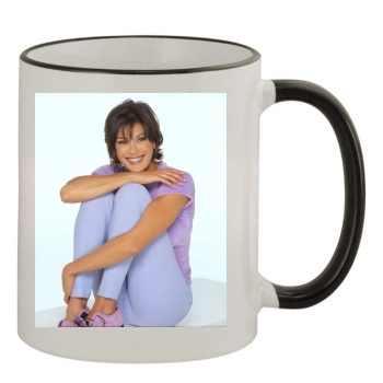 Teri Hatcher 11oz Colored Rim & Handle Mug