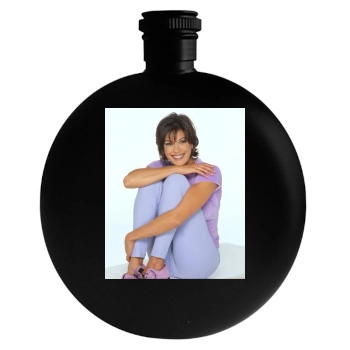 Teri Hatcher Round Flask