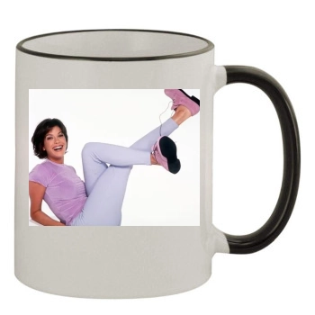 Teri Hatcher 11oz Colored Rim & Handle Mug