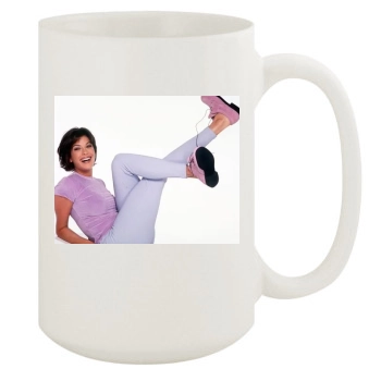 Teri Hatcher 15oz White Mug