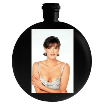 Teri Hatcher Round Flask