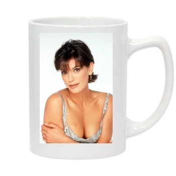 Teri Hatcher 14oz White Statesman Mug