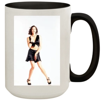 Teri Hatcher 15oz Colored Inner & Handle Mug