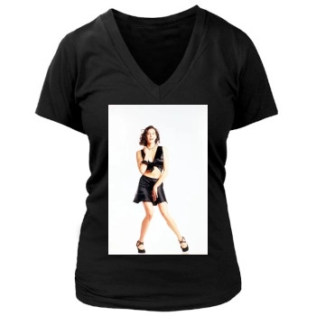 Teri Hatcher Women's Deep V-Neck TShirt