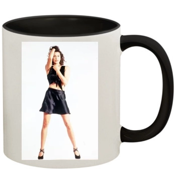 Teri Hatcher 11oz Colored Inner & Handle Mug