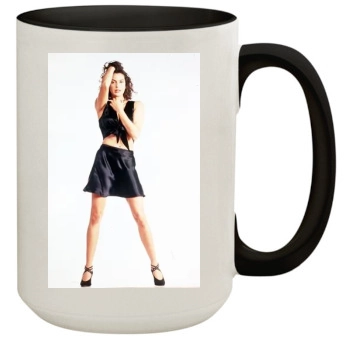 Teri Hatcher 15oz Colored Inner & Handle Mug