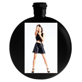 Teri Hatcher Round Flask