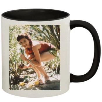 Teri Hatcher 11oz Colored Inner & Handle Mug