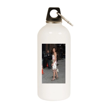 Teri Hatcher White Water Bottle With Carabiner