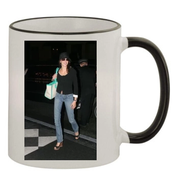 Teri Hatcher 11oz Colored Rim & Handle Mug