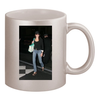 Teri Hatcher 11oz Metallic Silver Mug