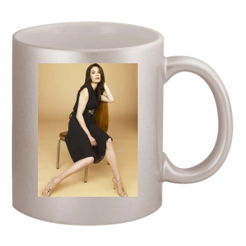 Teri Hatcher 11oz Metallic Silver Mug