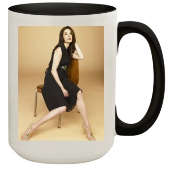 Teri Hatcher 15oz Colored Inner & Handle Mug