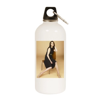 Teri Hatcher White Water Bottle With Carabiner