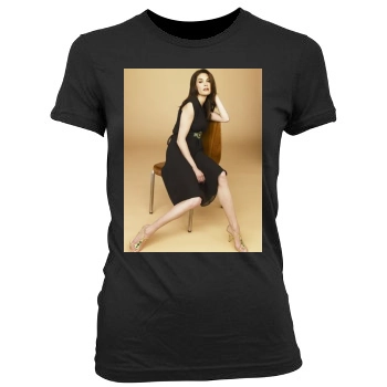 Teri Hatcher Women's Junior Cut Crewneck T-Shirt