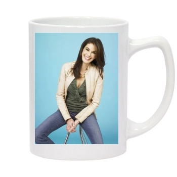 Teri Hatcher 14oz White Statesman Mug