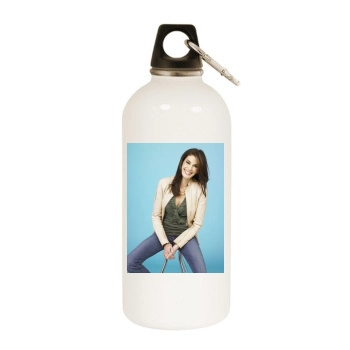 Teri Hatcher White Water Bottle With Carabiner