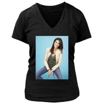 Teri Hatcher Women's Deep V-Neck TShirt