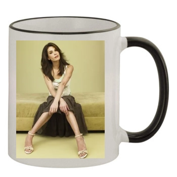 Teri Hatcher 11oz Colored Rim & Handle Mug