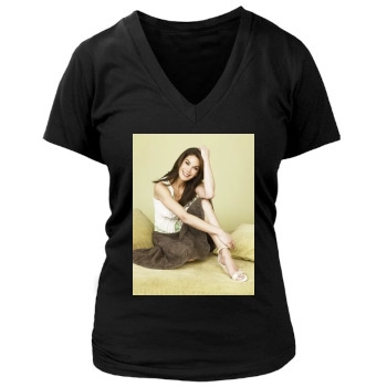 Teri Hatcher Women's Deep V-Neck TShirt