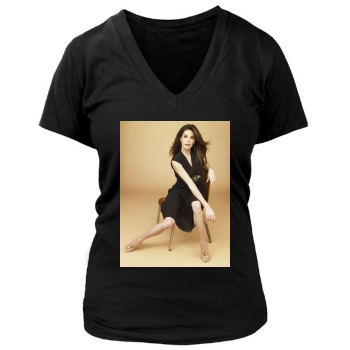 Teri Hatcher Women's Deep V-Neck TShirt