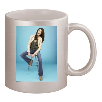 Teri Hatcher 11oz Metallic Silver Mug