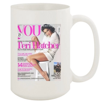 Teri Hatcher 15oz White Mug