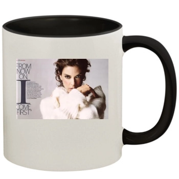 Teri Hatcher 11oz Colored Inner & Handle Mug