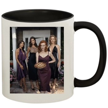 Teri Hatcher 11oz Colored Inner & Handle Mug