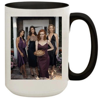 Teri Hatcher 15oz Colored Inner & Handle Mug