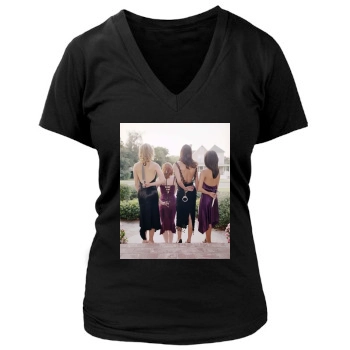 Teri Hatcher Women's Deep V-Neck TShirt